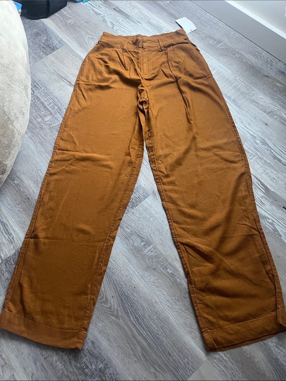 a new day Rust Brown Wide-Leg Trousers